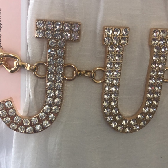 NEW 🍒 NWT Juicy Couture Goldtone Chain Belt w/Embellished “Juicy” - Picture 5 of 7